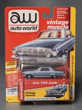 1963 Dodge Polara 500 Max Wedge Medium Blue Poly 14000 Auto World 164 Mip 2015