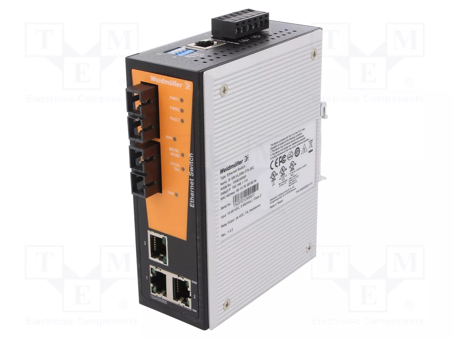 WEIDMÜLLER IE-SW-VL05M-3TX-2SC Switch Ethernet