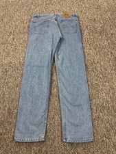 Vtg Levis 505 Jeans Men 38x34 Orange Tab Straight Leg Denim Made In USA 80s