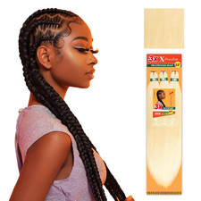 X-Pression Prestretched Braiding Hair - 3X Braid 58 Inch All Kanekalon Flame Ret