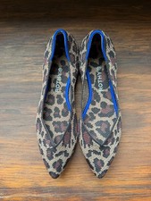 Rothy's The Point Wildcat Flats Womens 6.5 Animal Print Knit Slip On