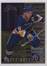 1994-95 Flair Hot Numbers Brett Hull #4 HOF 1o1v