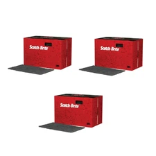 3M ScotchBrite 64660 Scuff Pads UltraFine Gray Hand Sanding Pads 25/Box 3 Pack