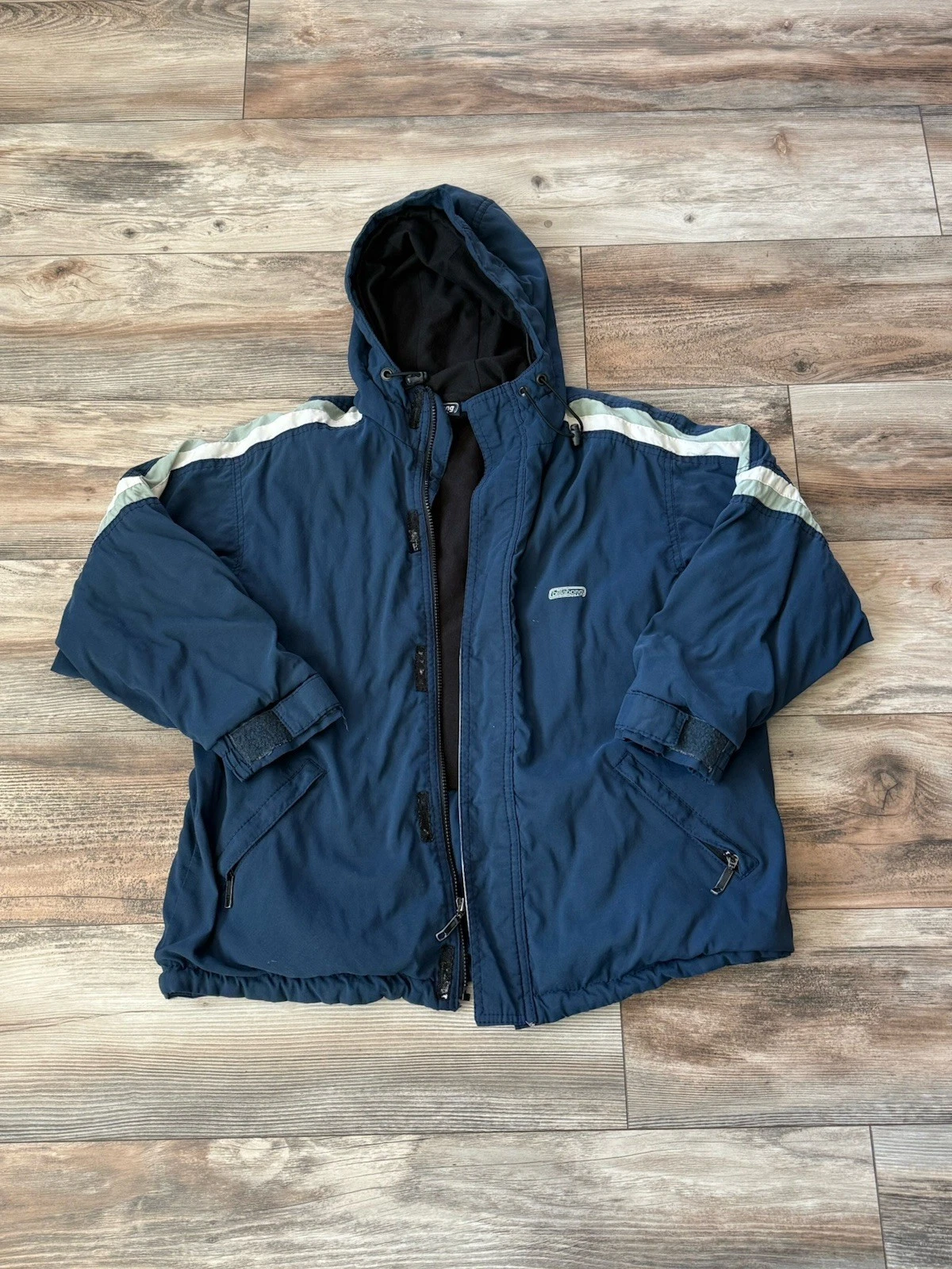 VTG 90s Billabong USA Snow Jacket Navy Blue size L