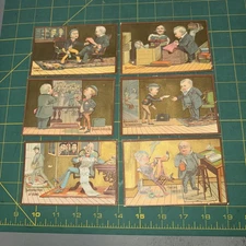 6- Successful Individuals Trade Card . No Advertising.  U209