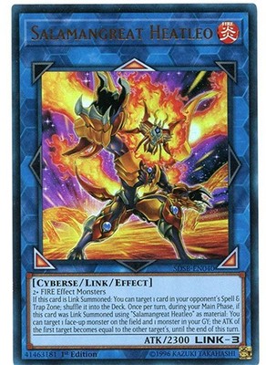 (NEAR MINT) Salamangreat Heatleo Yugioh SDSB-EN040 Ultra Rare