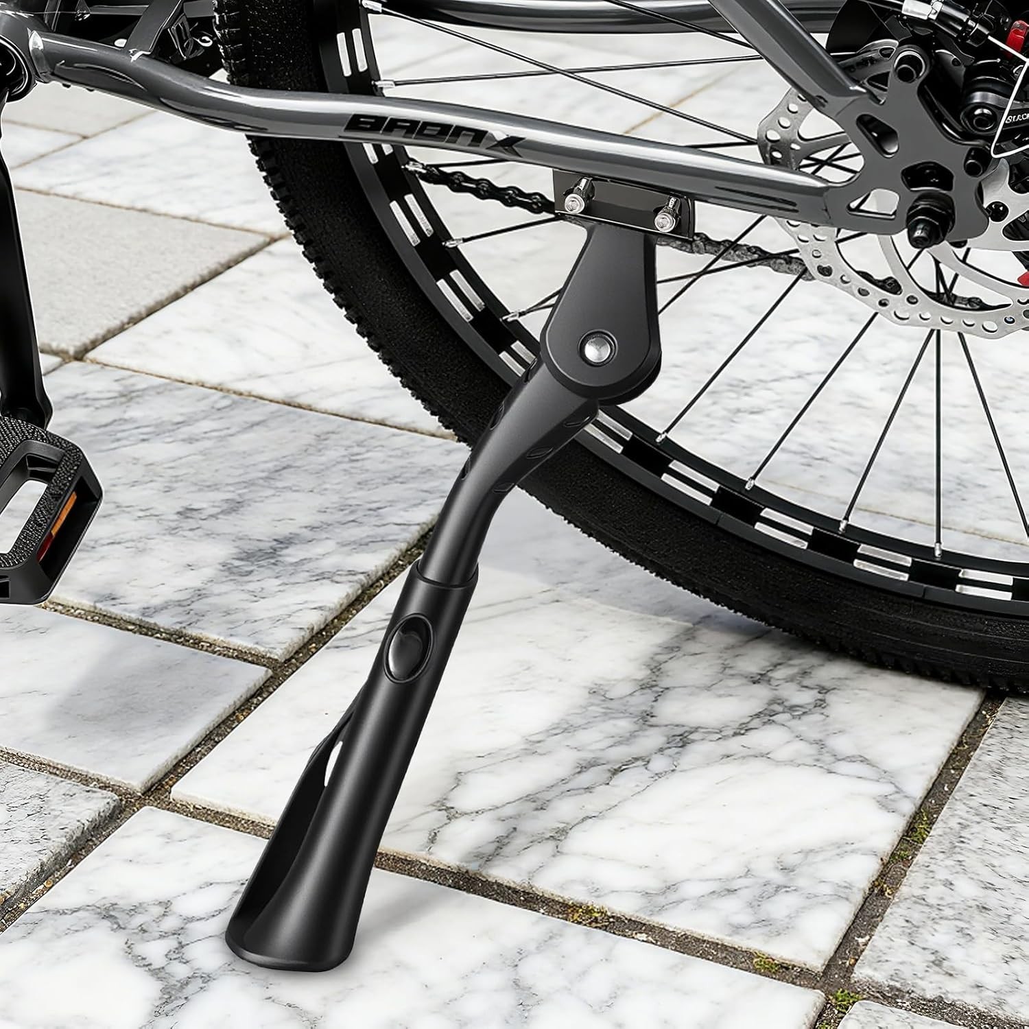 Bike Kickstand 24"-29", Adjustable Height Bike Stand for Adult Bike, Electric...