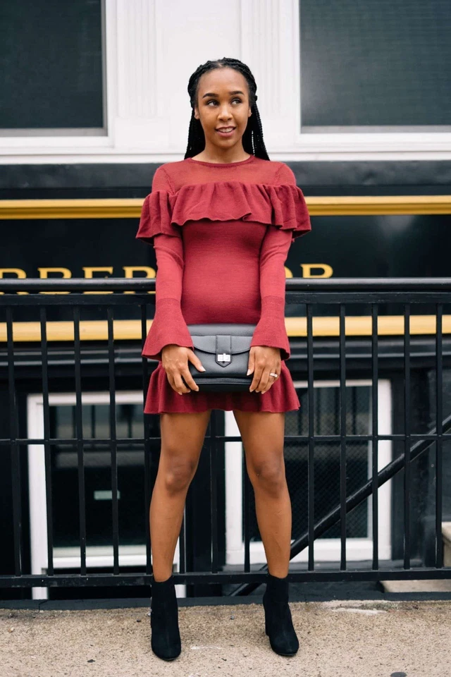 Bolso sin asas Henri BENDEL Rivington bandolera con solapa mensajero de cuero granulado negro Foto 2 de 4