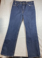 Levis 517 Jeans Mens 38x34 35x33 Blue Denim Bootcut Orange Tab Vintage USA 90s