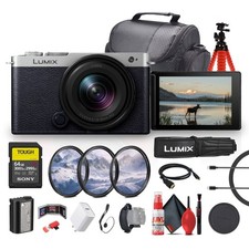 Panasonic Lumix S9 Mirrorless Camera with 18-40mm f/4.5-6.3 Lens Silver  More