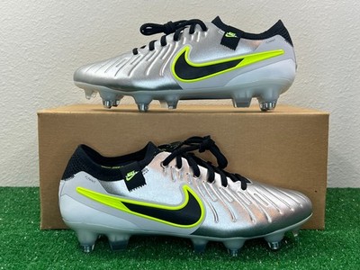 Sz 10 Men - Nike Tiempo Legend 10 Elite SG-Pro Silver Soccer