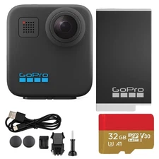 GoPro MAX 360 (2025) Action Camera with 32GB microSDHC Memory Card