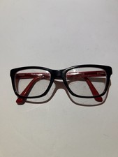Ray Ban Kids RB 1536 3573 Black With Red Eyeglass Frames Only 48-16-130