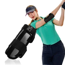 Golf Swing Training Elbow Brace Straight Practice Golf Swing Trainer Elbow Br...