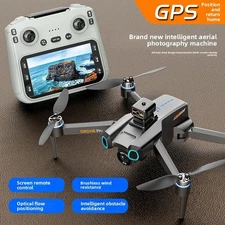 4K-GPS Brushless Drone with Dual Camera HD Aerial Auto Zoom Folding RC Toy-143