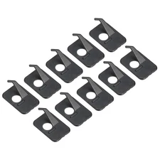 Arrow Rest Plastic Adhesive Archery Arrow Support for Left Hand, 12 Pack