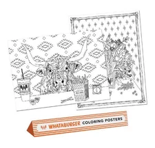 Alli Koch Whataburger Coloring Posters (Poster) Whataburger Activity Series