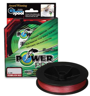 Power Pro 0,06 / 3 kg - VERMILION RED - geflochtene Schnur, neu, OVP