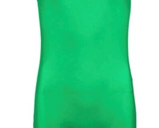 Girls Shiny nylon Sleeveless Footless Catsuit Bodysuit Dance/Gymnastics/PE/Swim 