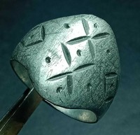 ROMAN IMPERIAL LEGIONARY MILITARY ANCIENT ARTIFACT COLOR SILVER RING 
