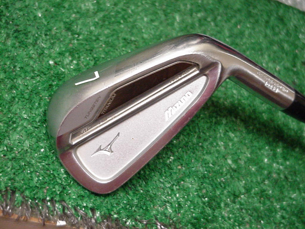 Mizuno MP-18 Titanium Tungsten 5 Iron Stiff Steel Shaft Golf Pride Grip Mizuno MP-18 Titanium Tungsten 5 Iron Stiff Steel Shaft Golf Pride Grip