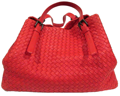Bottega Veneta Cesta Intrecciato Woven Leather Tote Bag 22