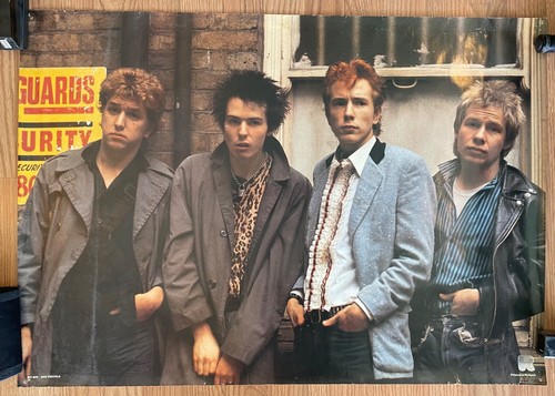 Sex Pistols imported poster early 1980s