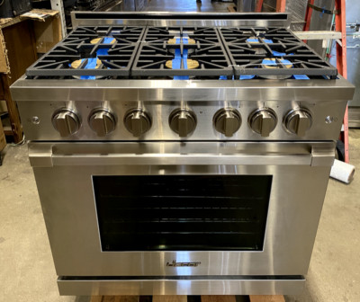 Dacor Professional 36'' Gas Convection Range, 6 Sealed Burners HGPR36S/NG