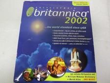 Encyclopedia Britannica 2002 - Deluxe Edition CD for Windows Version - Sealed