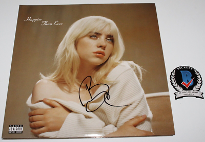 Billie Eilish まとめ売り レコード LP BILLIE EILISH SIGNED 'HAPPIER THAN EVER' VINYL RECORD ALBUM LP