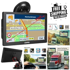Professional Trucker GPS with Custom Routing, Voice Assistant, and 9-Inch Screen