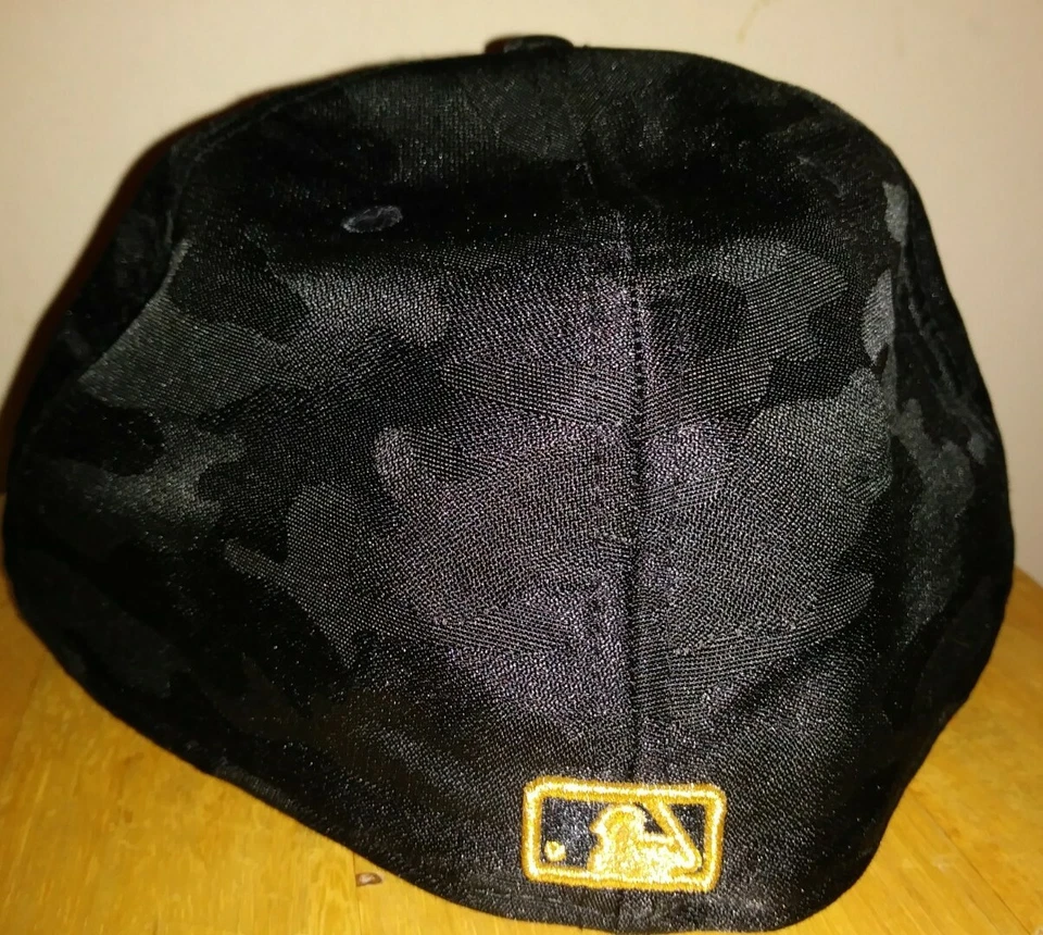 New York Yankees Gold Hat World Series Black New Era All Stars Elite Men's 8 USA - Image 4 of 4