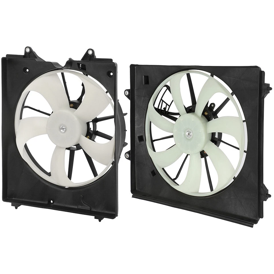 Radiator Condenser Cooling Fan Assembly For 2011 2012 2013-2017 Honda Odyssey Foto 3 de 4