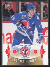 2015 Upper Deck Hockey Heroes Joe Sakic #NHCD-11 Nordiques