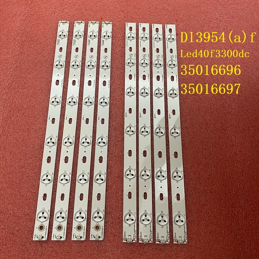 4pcs LED strip for Toshiba Dl3954(a)f Led40f3300dc 35016696