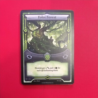 Elestrals TCG Foli Forest FF1-086 Frostfall