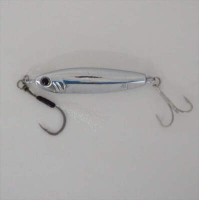 Leurre Métallique Zeake Fat F Sardine 40g - Couleur 006 - Pour Pêche En Mer (Trevally)