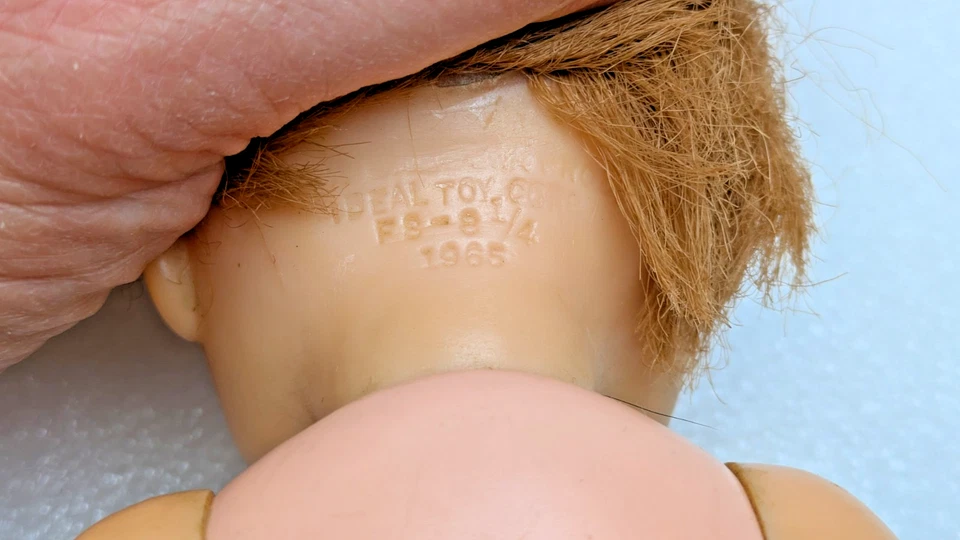 Muñeca de plástico vintage Hanna Barbera Picapiedra guijarros Ideal Toy Corp 1965 Foto 4 de 4