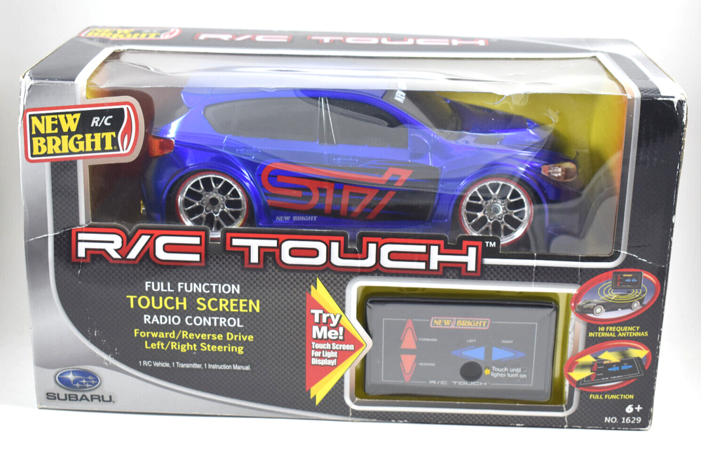 2011 Blue Subaru WRX STI 1/16 RC Car Rare New in Box