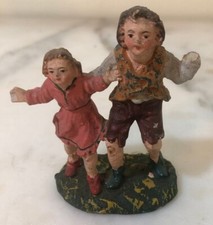 Confalonieri Statuina presepe Bambino e bambina 9 cm