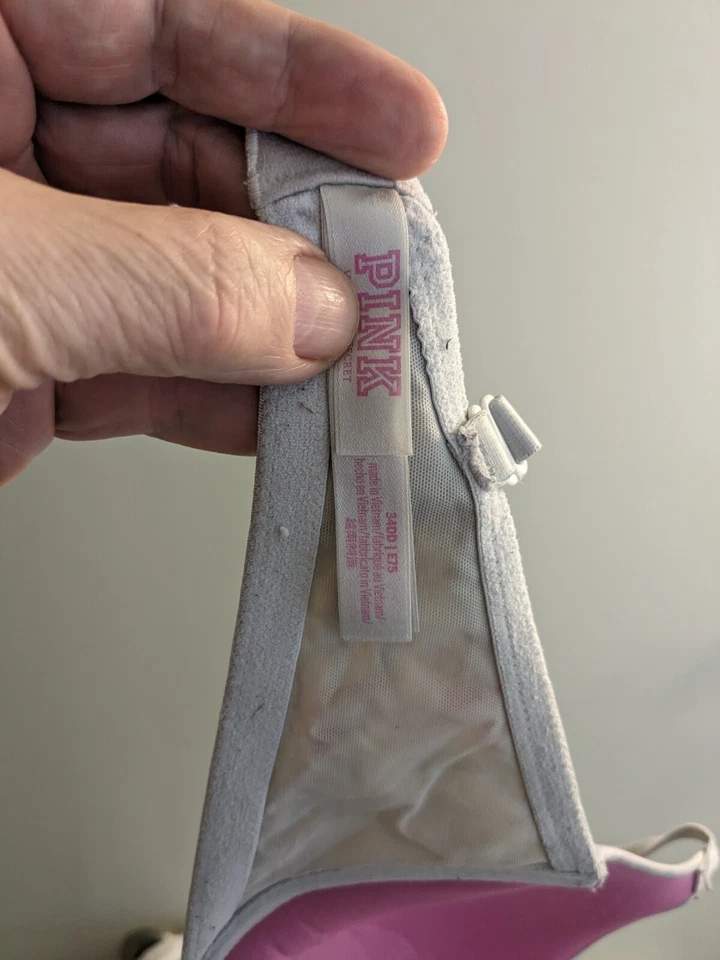 Sujetador push up Pink Wear Every Where, estampado floral, talla 34DD Foto 4 de 4