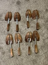 Vintage Wooden Shoe Tree Lot Rochester C S Pierce Stretcher No.4 No.3