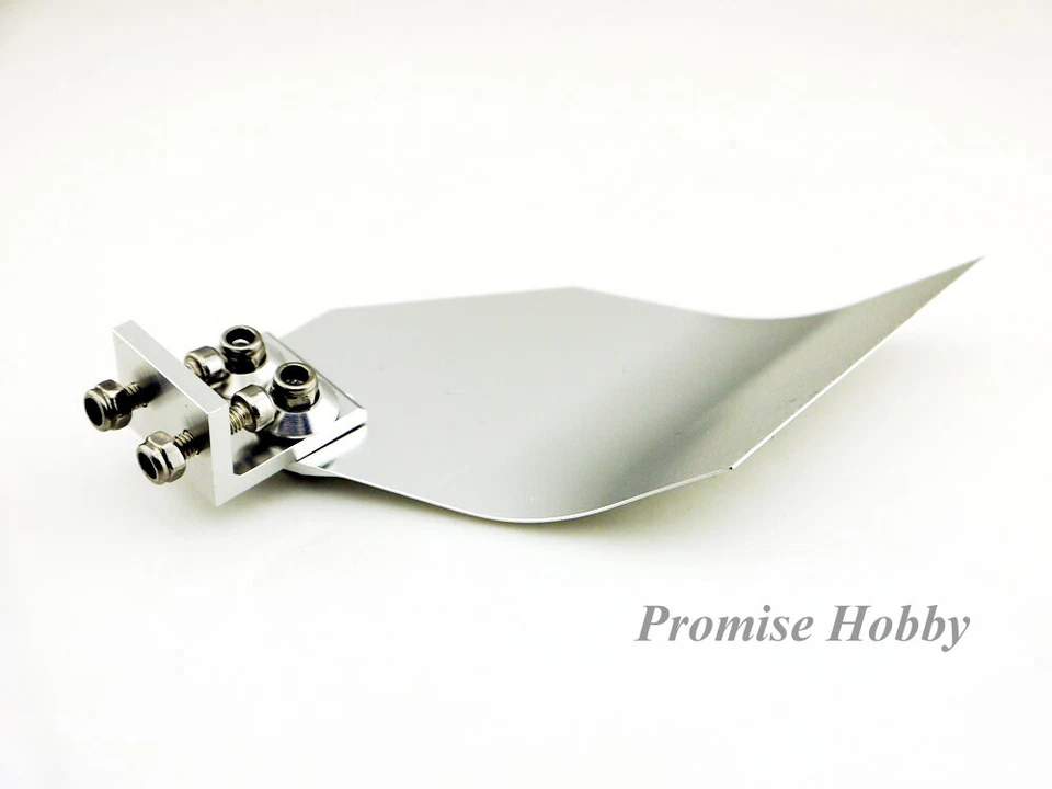 CNC Aluminum Turn Fin 73mm X 85mm for 26cc or Larger Hydro RC Model Boat - Image 3 of 4