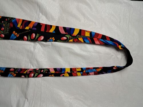 RUSH LIMBAUGH No Boundaries Mens 100% Silk Necktie USA Geometric Multi-Color - Picture 6 of 6