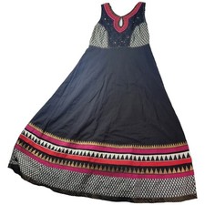 Multicolor Sleeveless Maxi Dress By Seven East Size 32 Sequin Detail