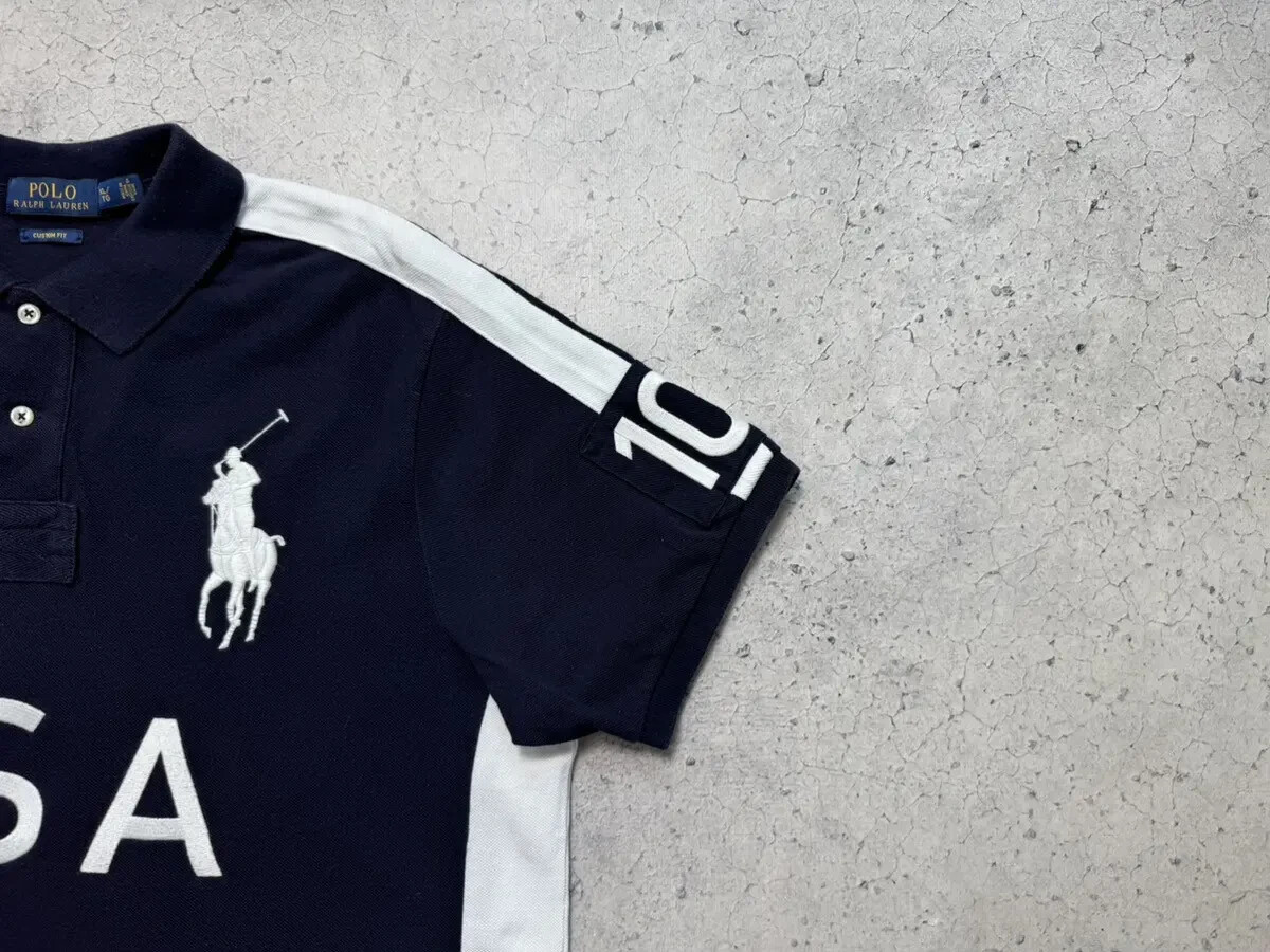 Polo Ralph Lauren USA #10 Big Pony Vintage Polo Shirt | eBay