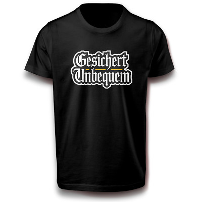 Gesichert Unbequem T-Shirt Statement Shirts - Zeig, wer du bist!