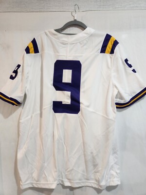 Nike Louisiana State University Tigers #9 White Football Game