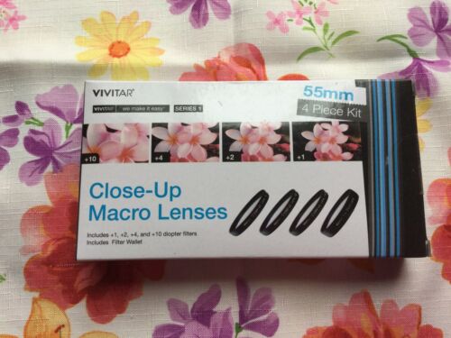 Vivitar Close Up Macro Lenses 55mm 4 piece kit - Picture 1 of 2