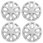 New Wheel Covers Hubcaps Fits 2014 2018 Nissan Rogue 17" Silver Set of 4